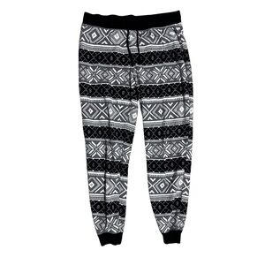 Old Navy Black and White Patterned Sleep Pants